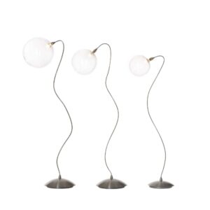 Harco loor design tafellamp Bubbles RVS LED 1-LICHTS SMALL